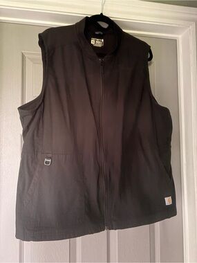 Carhartt Black Modern Fit Work Jacket Vest